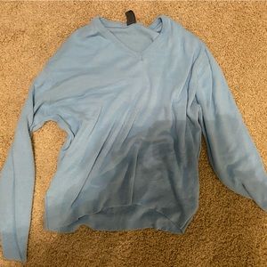 Light blue. Sweater
